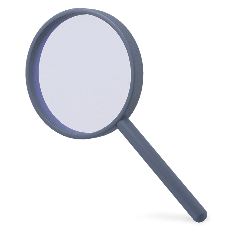 Search Engine Optimisation - magnifying glass icon